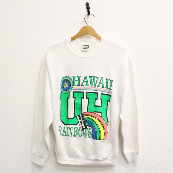 Vintage University of Hawaii Rainbows Sweatshirt Large